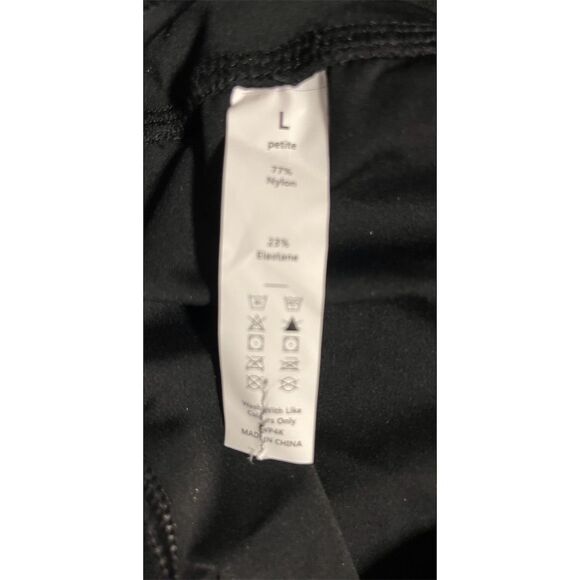 Halara Black Drawstring Waist Jogger Pants Women's Size L Petite - Picture 9 of 9